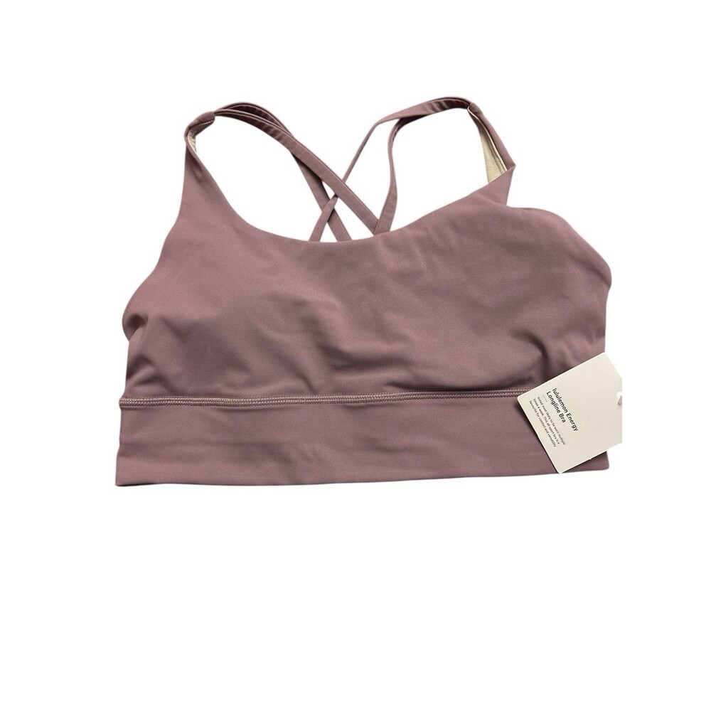 Lululemon Women’s Energy Longline Bra CYRV Cyber Violet Purple Sz 8 New w/tag
